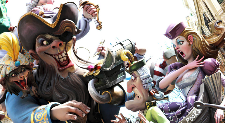 Fallas Walking Tour, Spain